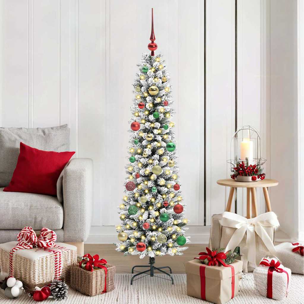 Kunstkerstboom met 150 LED Wit 150 cm PVC en Metaal en Plastic is nu te koop bij PeponiXL, paradijselijk wonen!