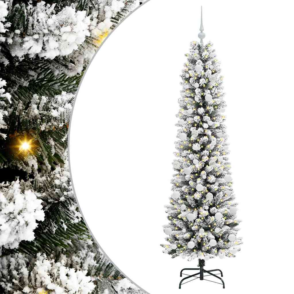 Kunstkerstboom met 300 LED Wit 180 cm PVC en Metaal en Plastic is nu te koop bij PeponiXL, paradijselijk wonen!