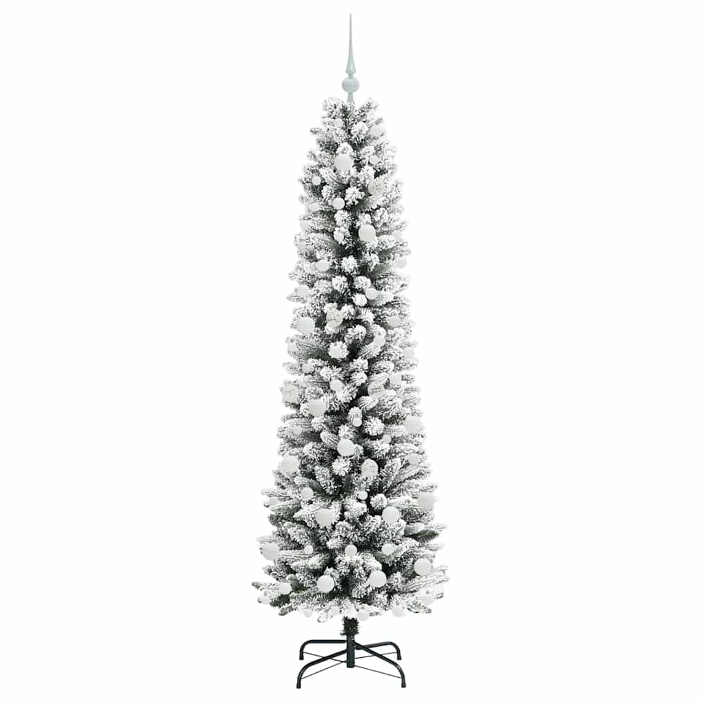 Kunstkerstboom met 300 LED Wit 180 cm PVC en Metaal en Plastic is nu te koop bij PeponiXL, paradijselijk wonen!