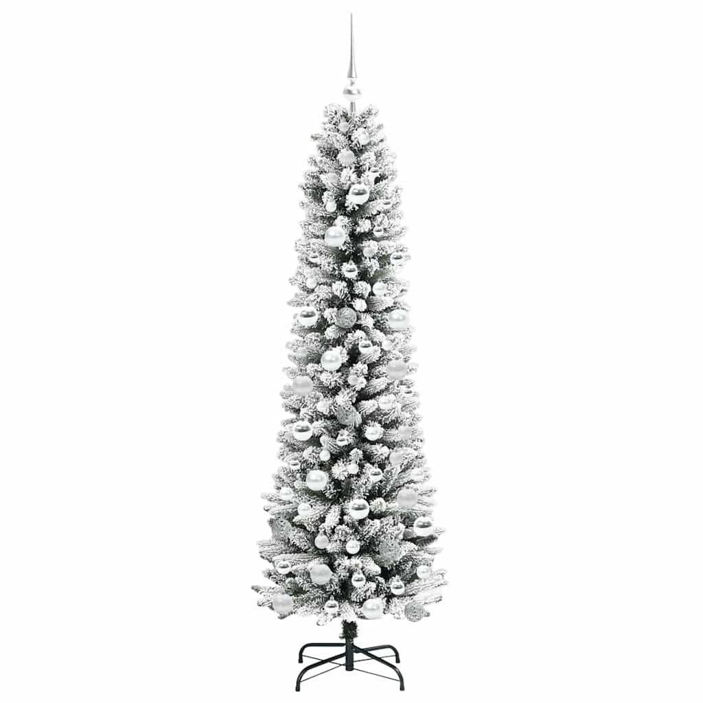 Kunstkerstboom met 300 LED Wit 180 cm PVC en Metaal en Plastic is nu te koop bij PeponiXL, paradijselijk wonen!