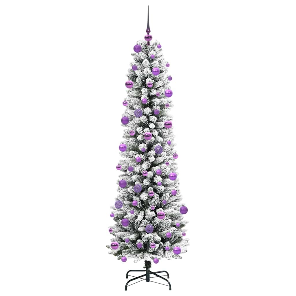 Kunstkerstboom met 300 LED Wit 210 cm PVC en Metaal en Plastic is nu te koop bij PeponiXL, paradijselijk wonen!