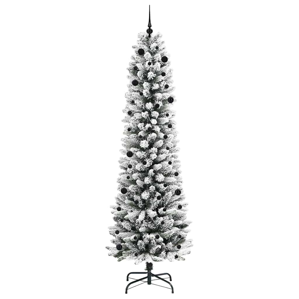 Kunstkerstboom met 300 LED Wit 240 cm PVC en Metaal en Plastic is nu te koop bij PeponiXL, paradijselijk wonen!