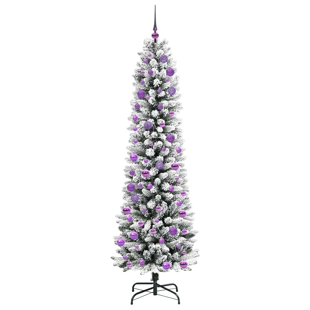 Kunstkerstboom met 300 LED Wit 240 cm PVC en Metaal en Plastic is nu te koop bij PeponiXL, paradijselijk wonen!