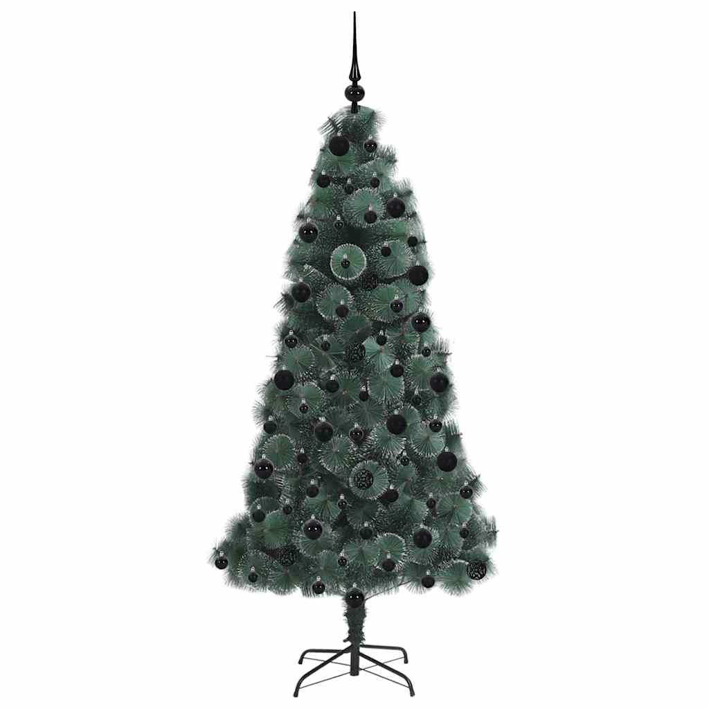 Kunst kerstboom met verlichting en ballenset Groen 210 cm PET is nu te koop bij PeponiXL, paradijselijk wonen!