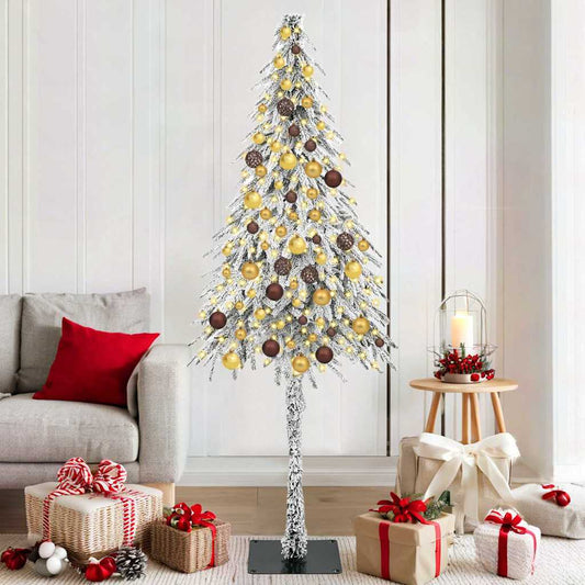 Kerstboom met 300 LED met standaard Wit 180 cm PE en staal is nu te koop bij PeponiXL, paradijselijk wonen!