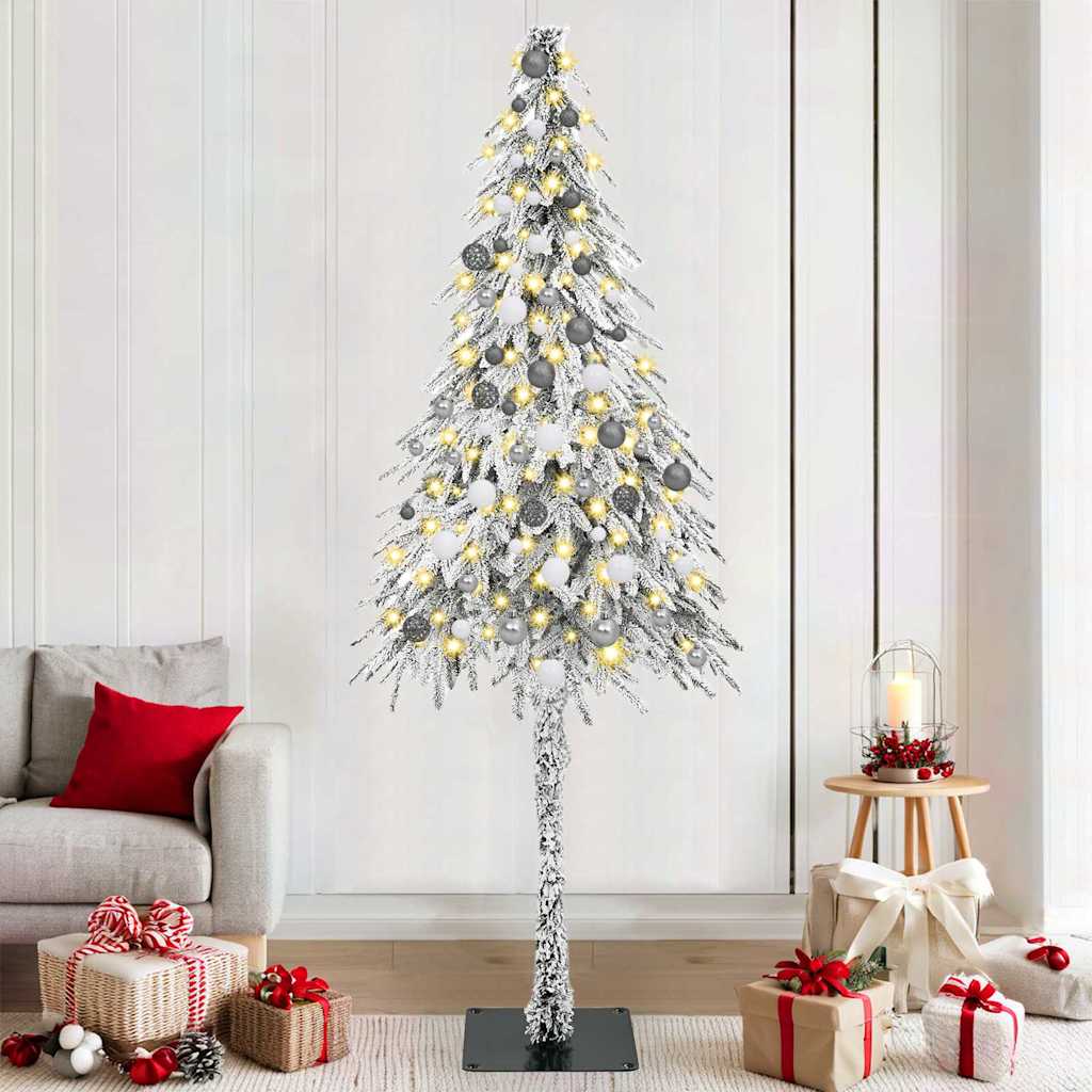 Kerstboom met 300 LED met standaard Wit 210 cm PE en staal is nu te koop bij PeponiXL, paradijselijk wonen!