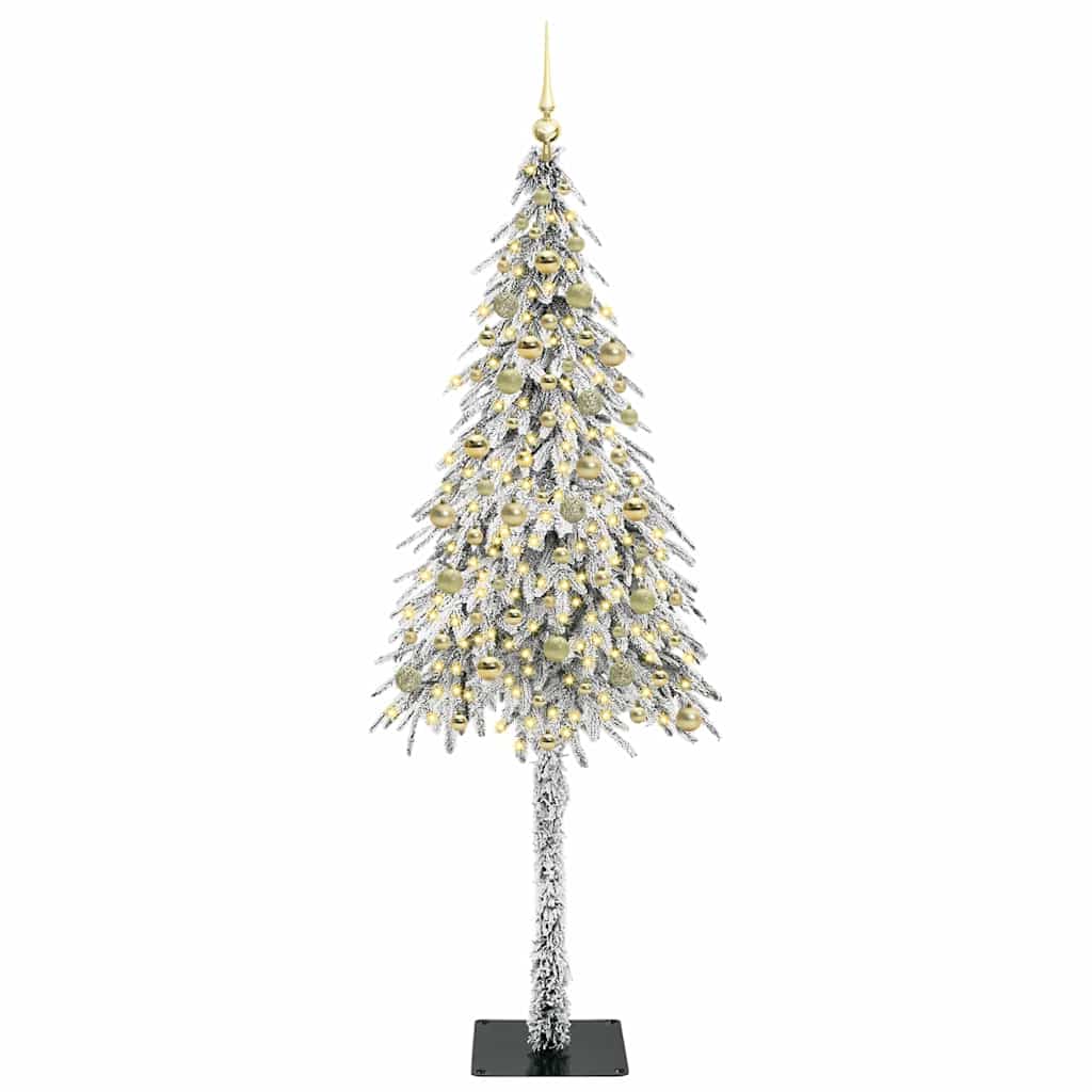 Kerstboom met 300 LED met standaard Wit 210 cm PE en staal is nu te koop bij PeponiXL, paradijselijk wonen!