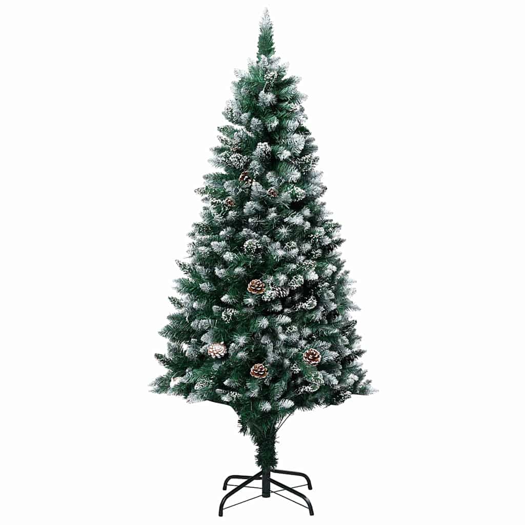 Kunstkerstboom Groen 150 cm PVC en Staal en Kunststof is nu te koop bij PeponiXL, paradijselijk wonen!