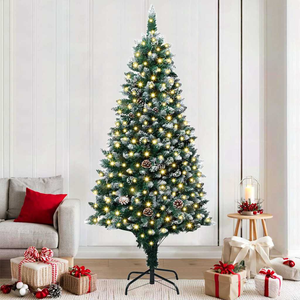 Kunstkerstboom Groen 180 cm PVC en Staal en Kunststof is nu te koop bij PeponiXL, paradijselijk wonen!