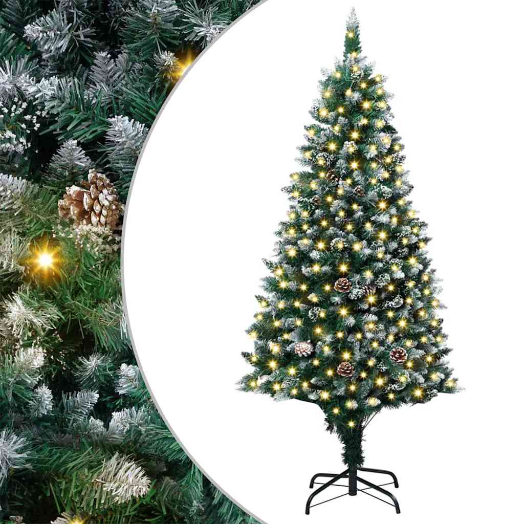 Kunstkerstboom Groen 180 cm PVC en Staal en Kunststof is nu te koop bij PeponiXL, paradijselijk wonen!