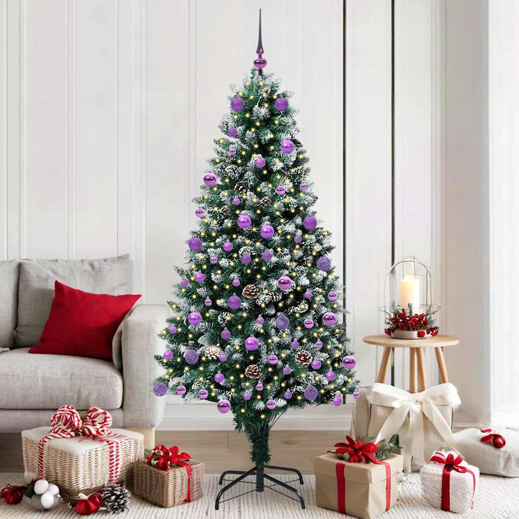 Kunstkerstboom Groen 180 cm PVC en Staal en Kunststof is nu te koop bij PeponiXL, paradijselijk wonen!
