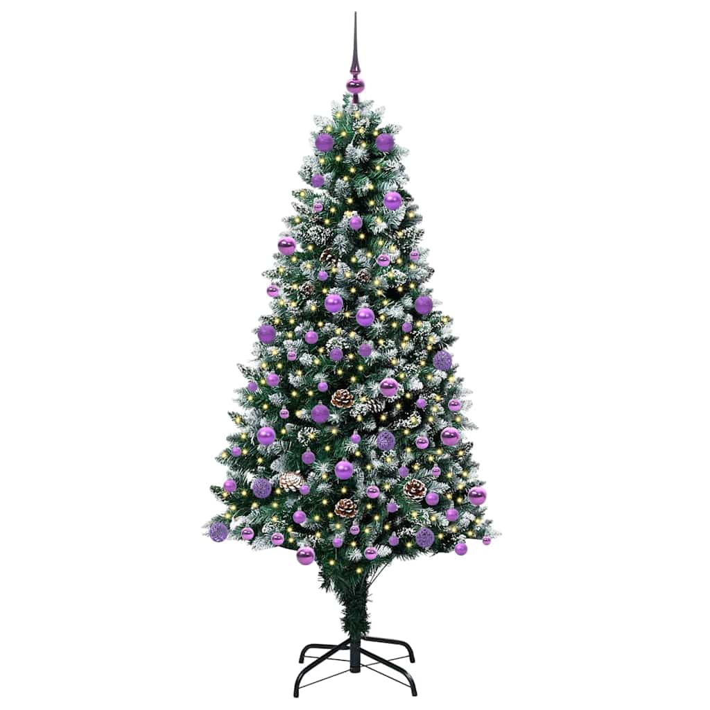 Kunstkerstboom Groen 180 cm PVC en Staal en Kunststof is nu te koop bij PeponiXL, paradijselijk wonen!
