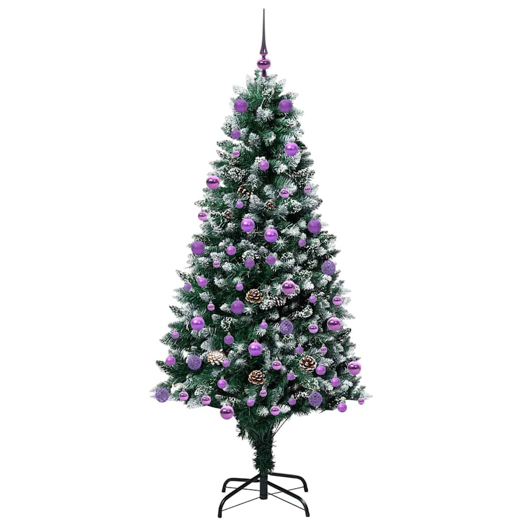 Kunstkerstboom Groen 180 cm PVC en Staal en Kunststof is nu te koop bij PeponiXL, paradijselijk wonen!