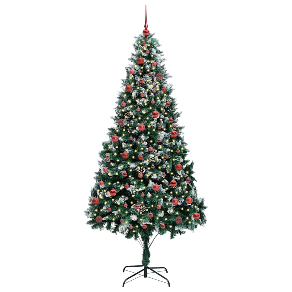 Kunstkerstboom Groen 210 cm PVC en Staal en Kunststof is nu te koop bij PeponiXL, paradijselijk wonen!
