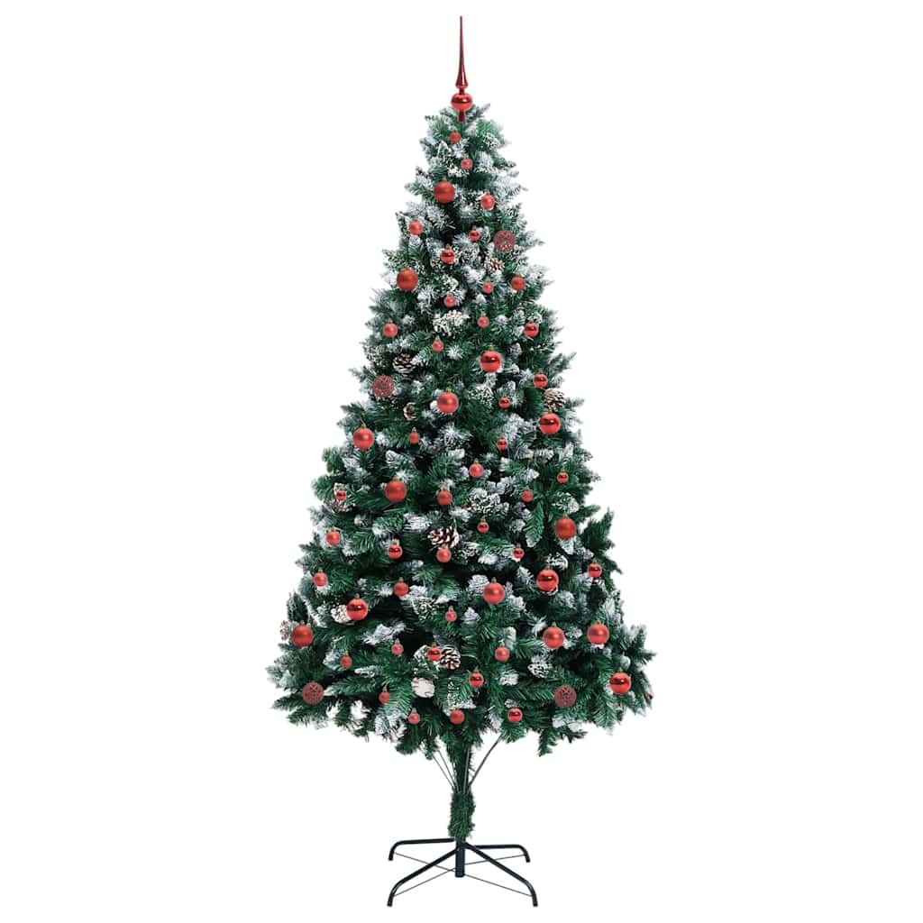Kunstkerstboom Groen 210 cm PVC en Staal en Kunststof is nu te koop bij PeponiXL, paradijselijk wonen!