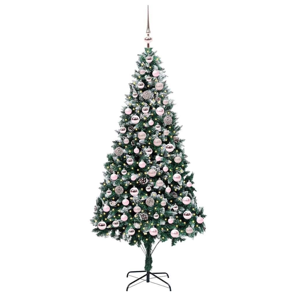 Kunstkerstboom Groen 210 cm PVC en Staal en Kunststof is nu te koop bij PeponiXL, paradijselijk wonen!