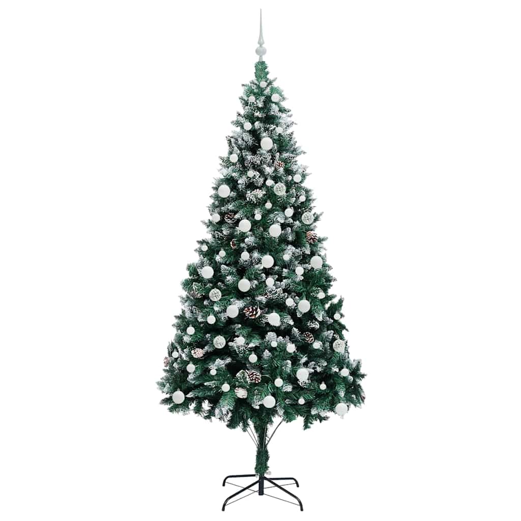 Kunstkerstboom Groen 210 cm PVC en Staal en Kunststof is nu te koop bij PeponiXL, paradijselijk wonen!