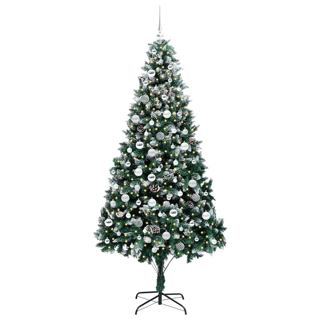 Kunstkerstboom Groen 210 cm PVC en Staal en Kunststof is nu te koop bij PeponiXL, paradijselijk wonen!