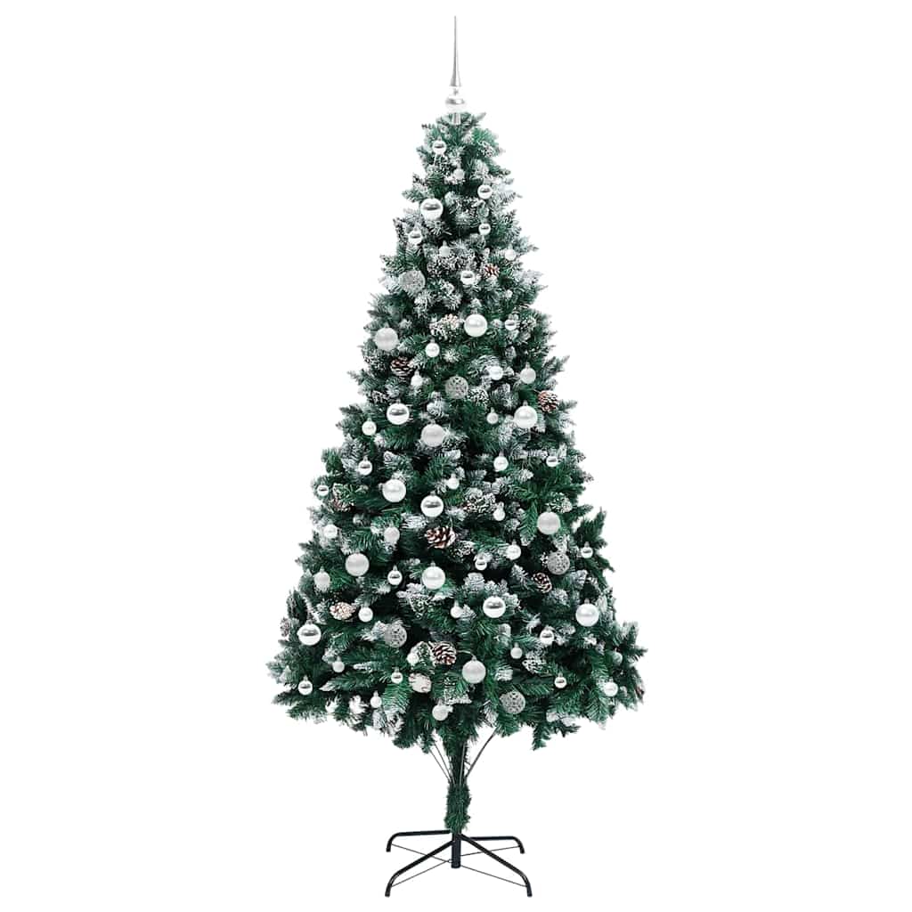 Kunstkerstboom Groen 210 cm PVC en Staal en Kunststof is nu te koop bij PeponiXL, paradijselijk wonen!