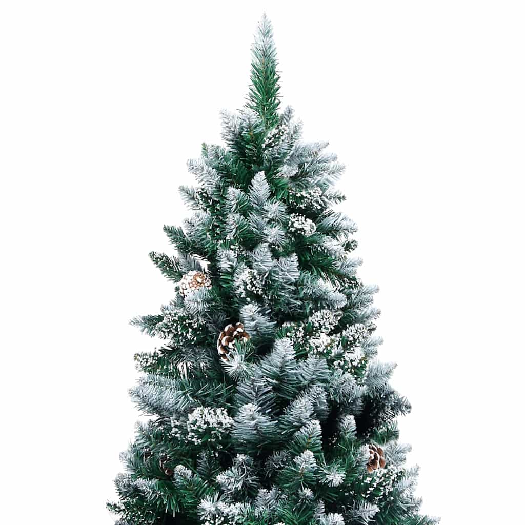 Kunstkerstboom Groen 210 cm PVC en Staal en Kunststof is nu te koop bij PeponiXL, paradijselijk wonen!