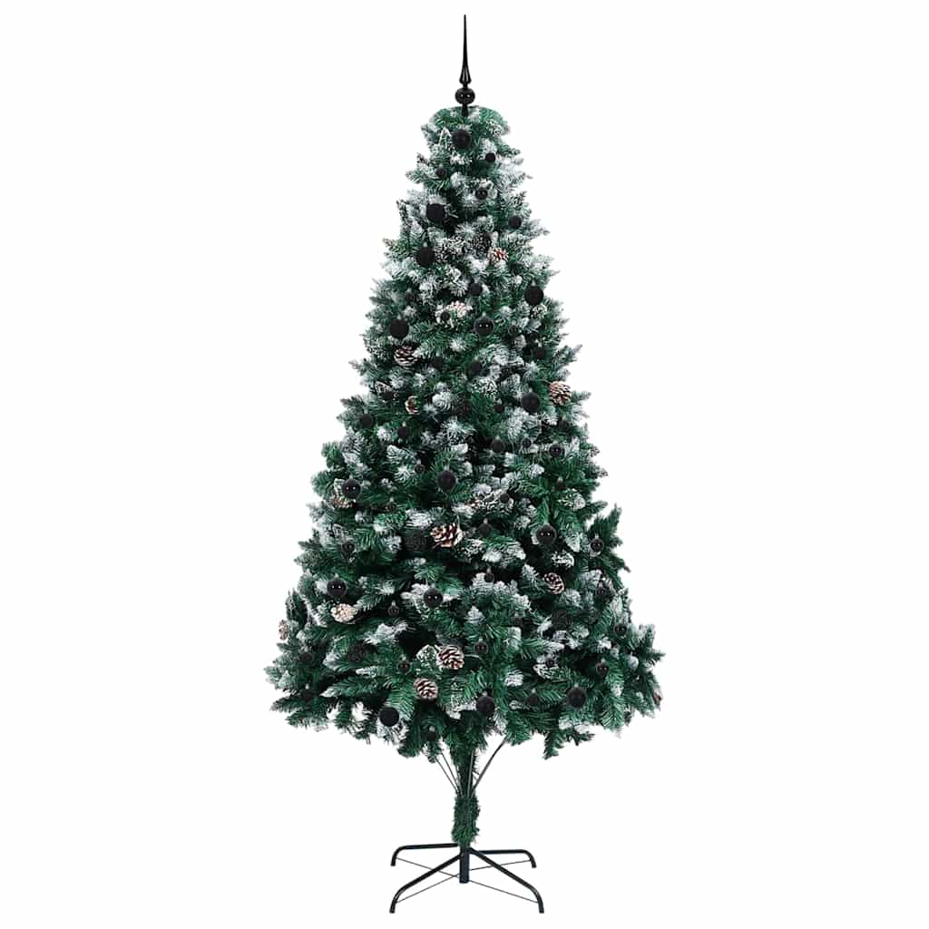 Kunstkerstboom Groen 240 cm PVC en Staal en Kunststof is nu te koop bij PeponiXL, paradijselijk wonen!