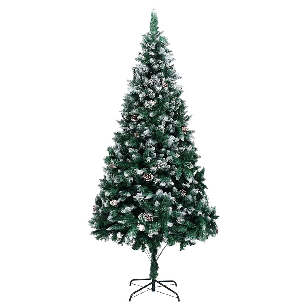Kunstkerstboom Groen 240 cm PVC en Staal en Kunststof is nu te koop bij PeponiXL, paradijselijk wonen!