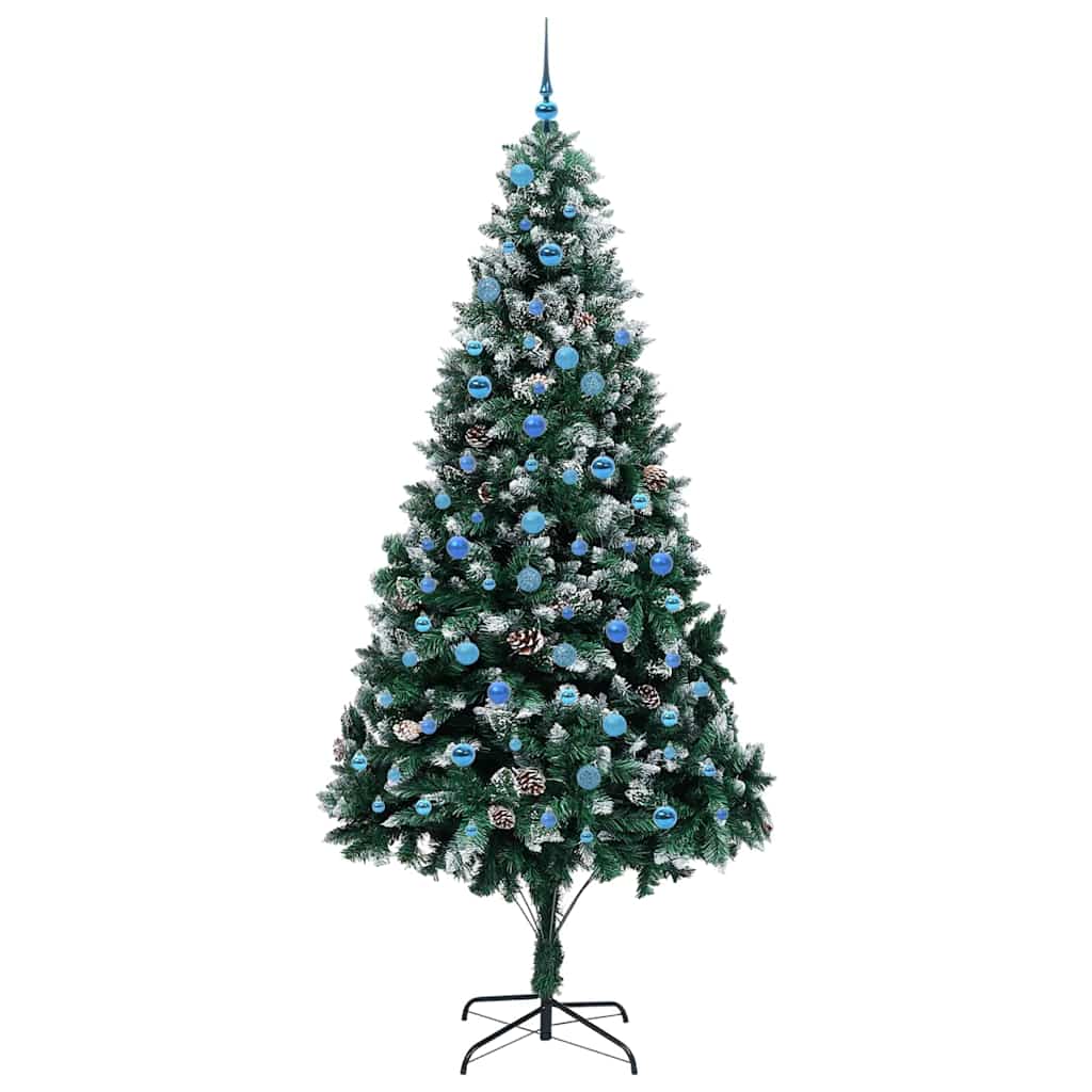 Kunstkerstboom Groen 240 cm PVC en Staal en Kunststof is nu te koop bij PeponiXL, paradijselijk wonen!