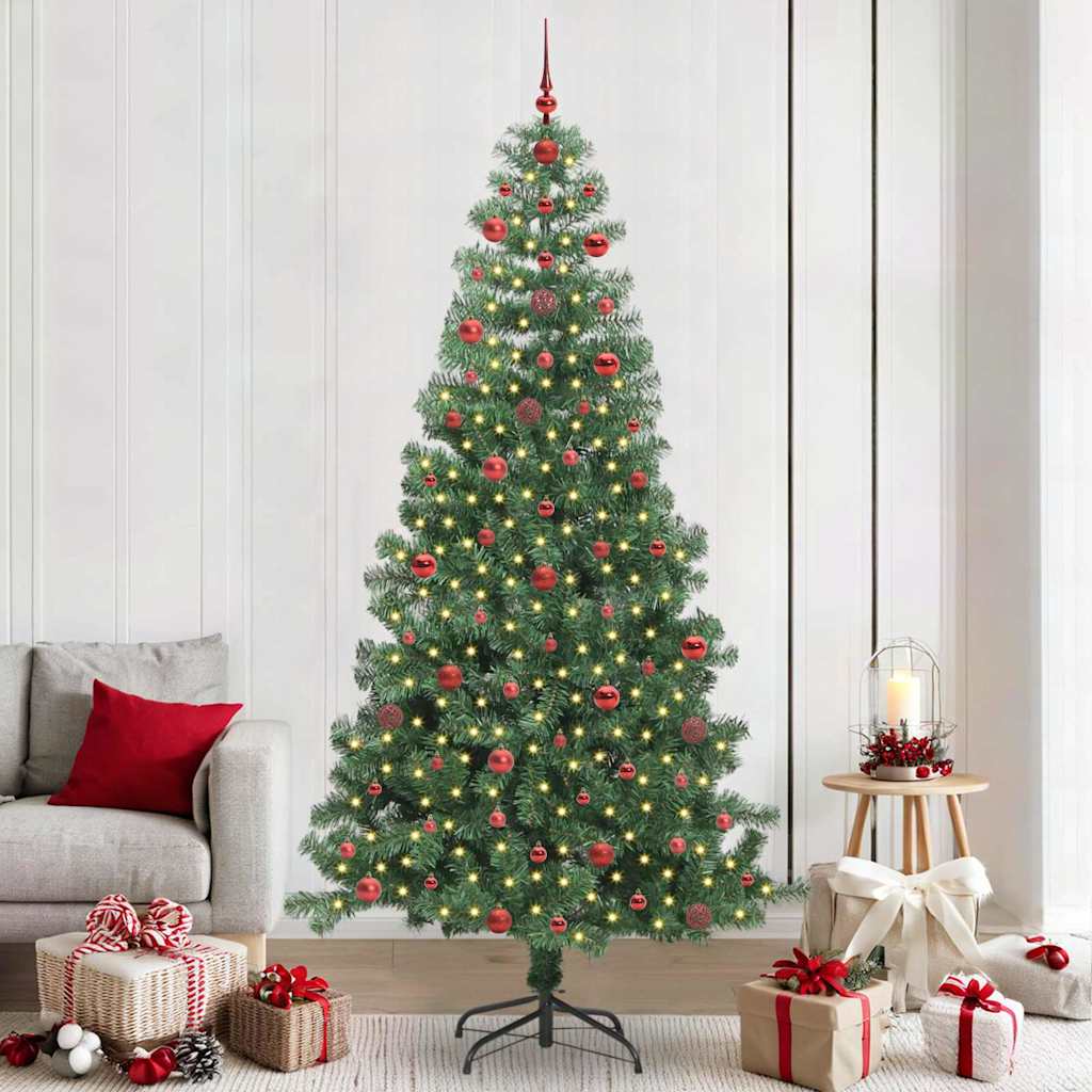 Kerstboom met 300 LED met standaard Groen 240 cm PVC is nu te koop bij PeponiXL, paradijselijk wonen!