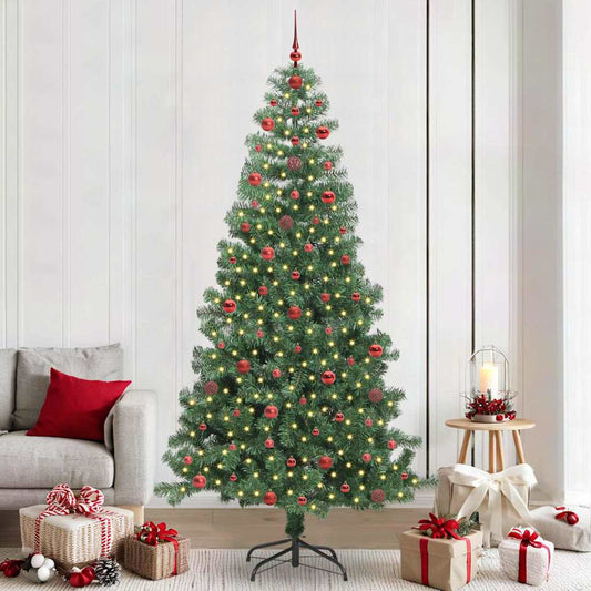 Kerstboom met 300 LED met standaard Groen 240 cm PVC is nu te koop bij PeponiXL, paradijselijk wonen!