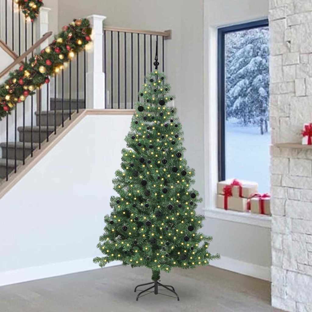Kerstboom met 300 LED met standaard Groen 240 cm PVC is nu te koop bij PeponiXL, paradijselijk wonen!