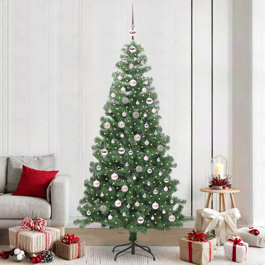 Kerstboom met 300 LED met standaard Groen 240 cm PVC is nu te koop bij PeponiXL, paradijselijk wonen!
