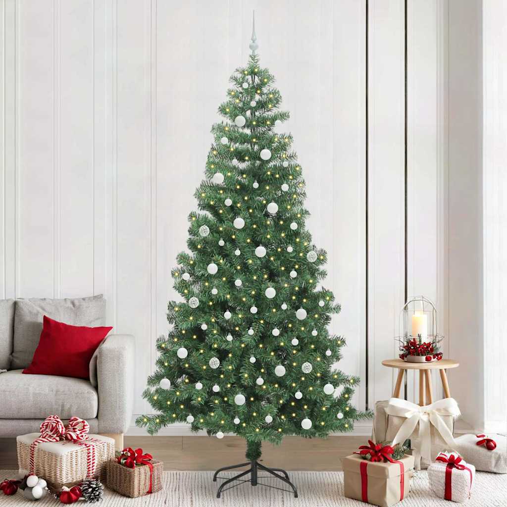 Kerstboom met 300 LED met standaard Groen 240 cm PVC is nu te koop bij PeponiXL, paradijselijk wonen!