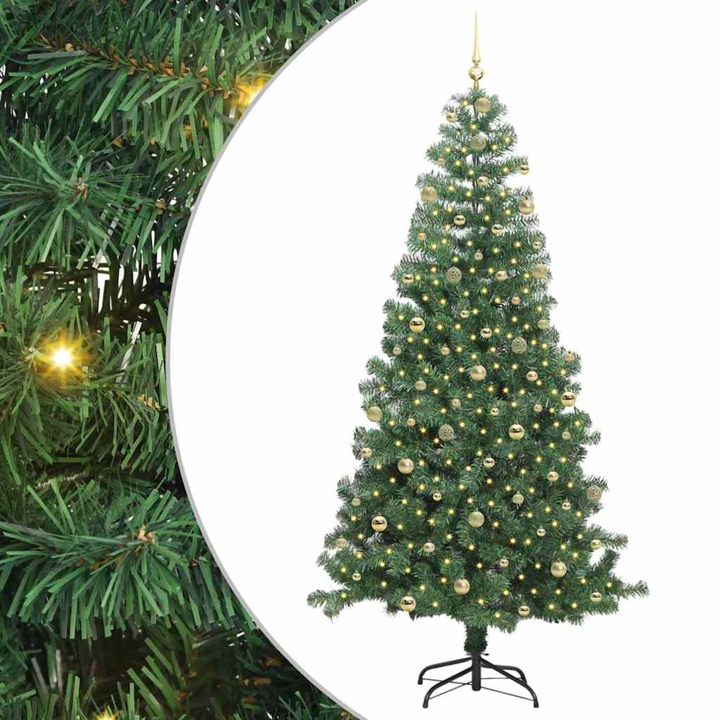 Kerstboom met 300 LED met standaard Groen 240 cm PVC is nu te koop bij PeponiXL, paradijselijk wonen!