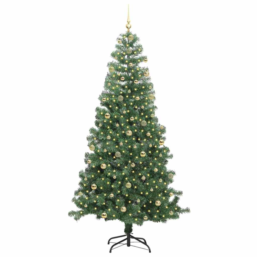 Kerstboom met 300 LED met standaard Groen 240 cm PVC is nu te koop bij PeponiXL, paradijselijk wonen!
