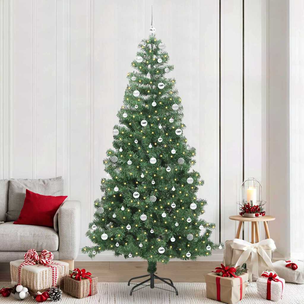 Kerstboom met 300 LED met standaard Groen 240 cm PVC is nu te koop bij PeponiXL, paradijselijk wonen!