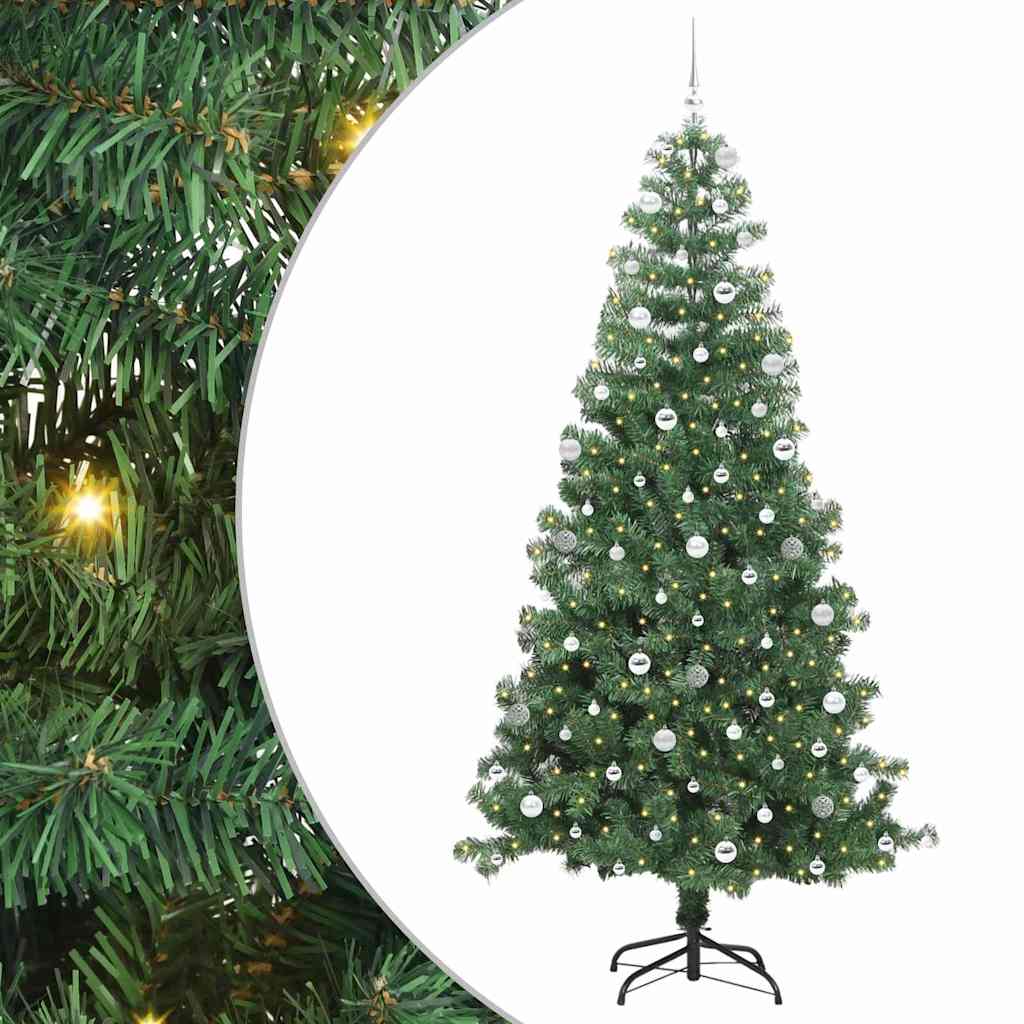 Kerstboom met 300 LED met standaard Groen 240 cm PVC is nu te koop bij PeponiXL, paradijselijk wonen!