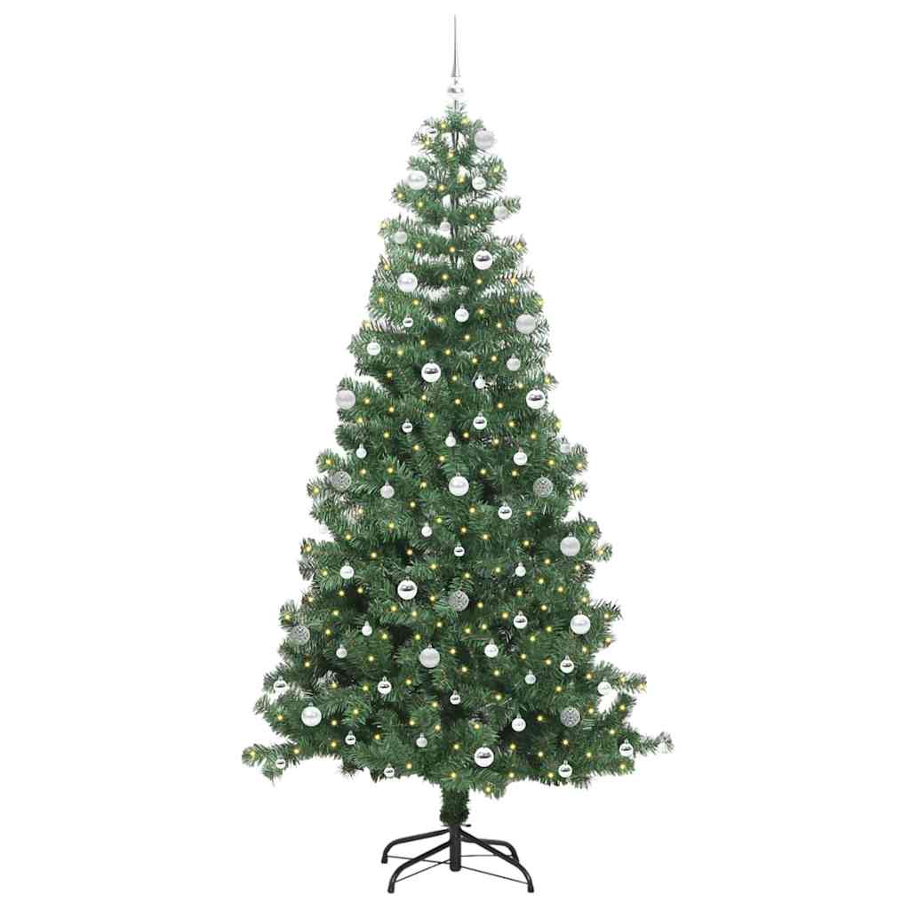 Kerstboom met 300 LED met standaard Groen 240 cm PVC is nu te koop bij PeponiXL, paradijselijk wonen!