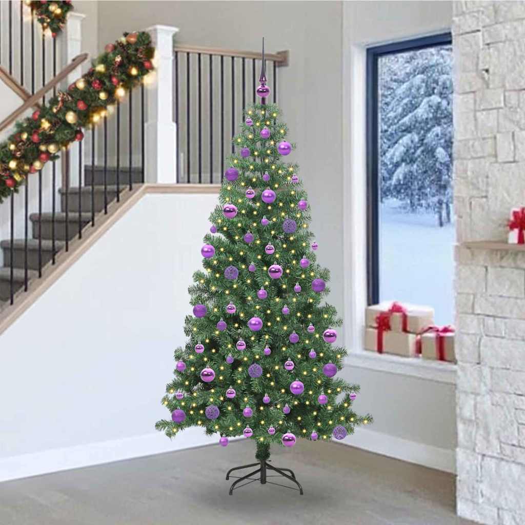 Kerstboom met 300 LED met standaard Groen 240 cm PVC is nu te koop bij PeponiXL, paradijselijk wonen!