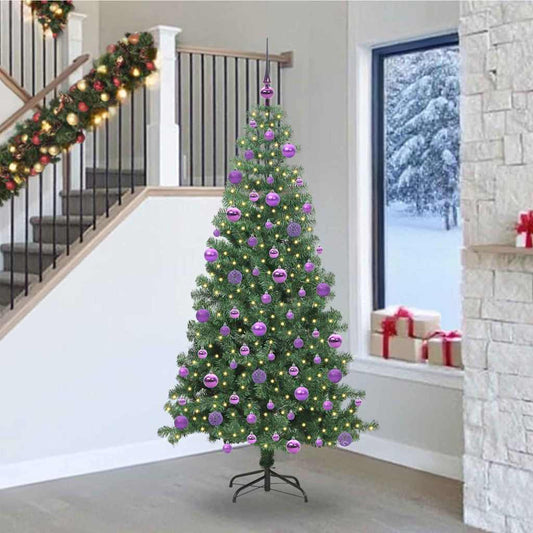 Kerstboom met 300 LED met standaard Groen 240 cm PVC is nu te koop bij PeponiXL, paradijselijk wonen!