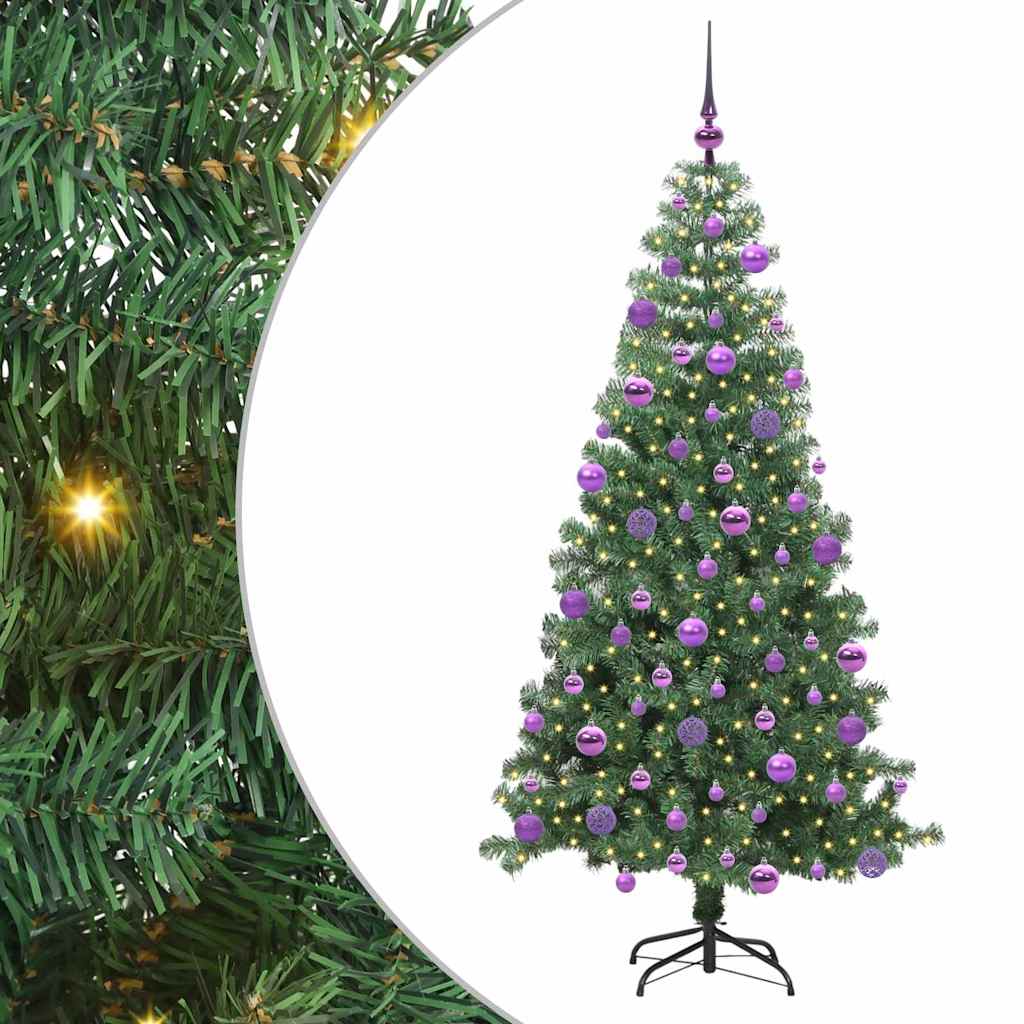 Kerstboom met 300 LED met standaard Groen 240 cm PVC is nu te koop bij PeponiXL, paradijselijk wonen!