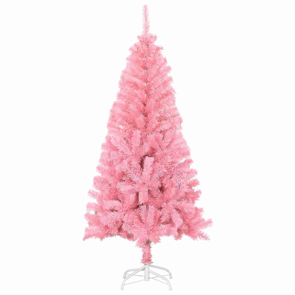 Kerstboom met 150 LED met standaard Roze 120 cm PVC is nu te koop bij PeponiXL, paradijselijk wonen!