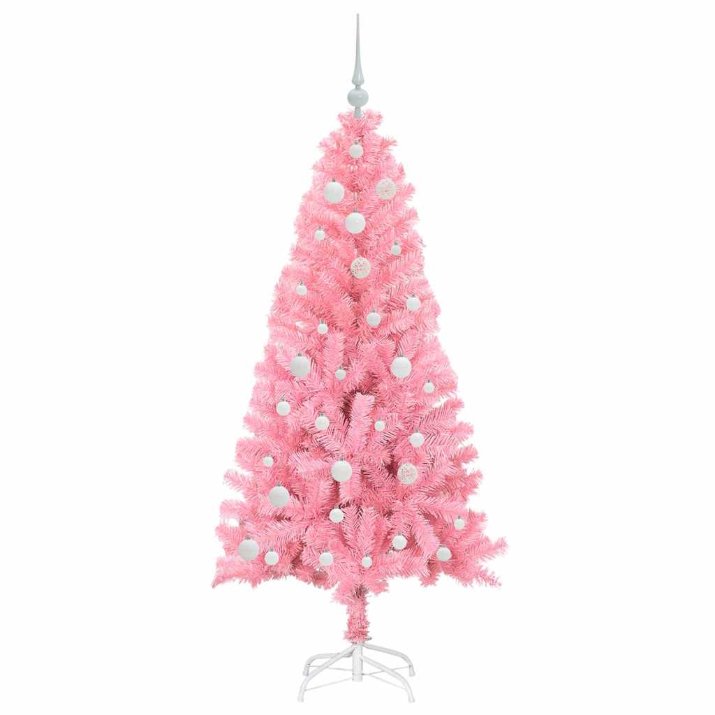 Kerstboom met 150 LED met standaard Roze 150 cm PVC is nu te koop bij PeponiXL, paradijselijk wonen!