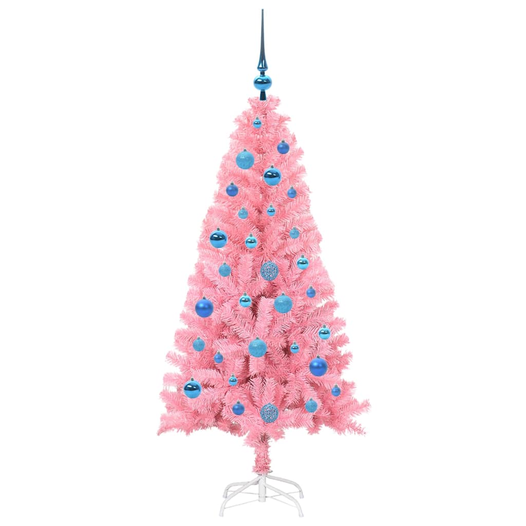 Kerstboom met 150 LED met standaard Roze 150 cm PVC is nu te koop bij PeponiXL, paradijselijk wonen!