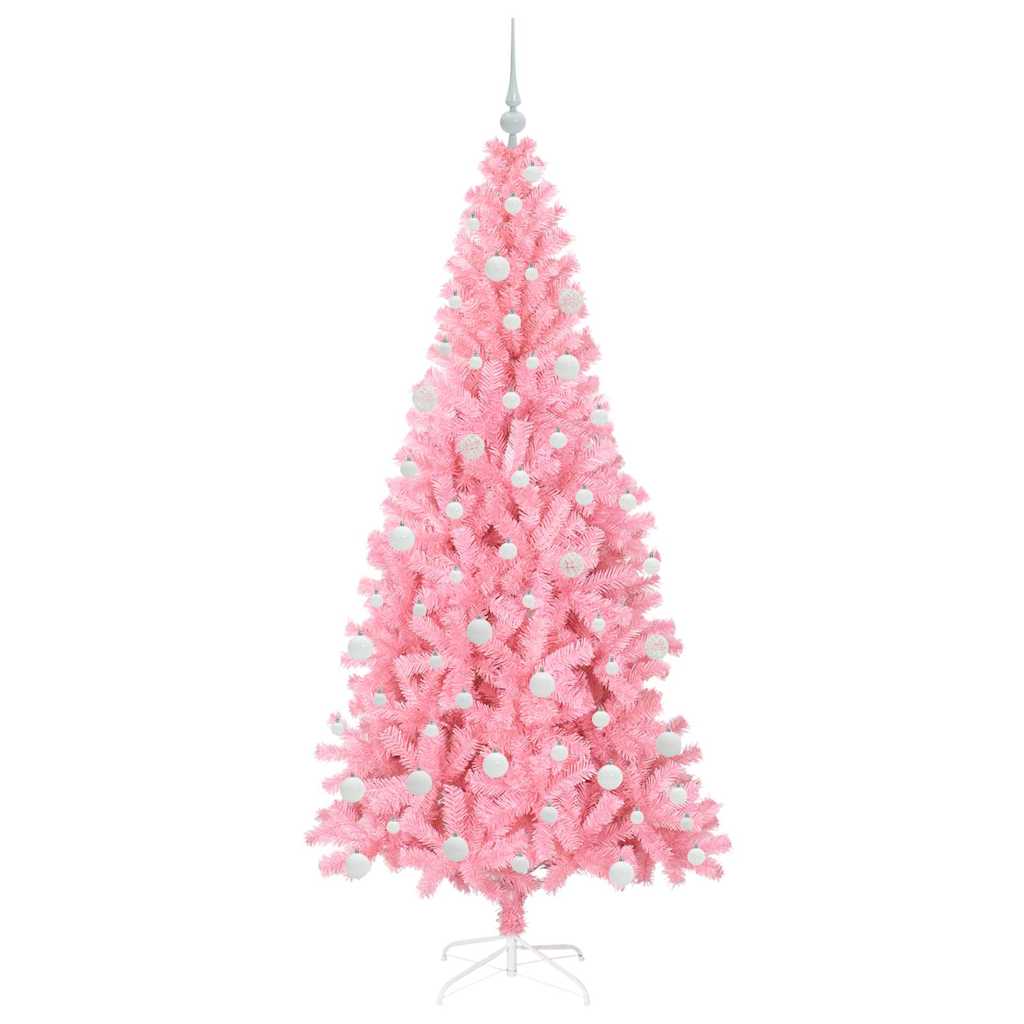 Kerstboom met 300 LED met standaard Roze 180 cm PVC is nu te koop bij PeponiXL, paradijselijk wonen!