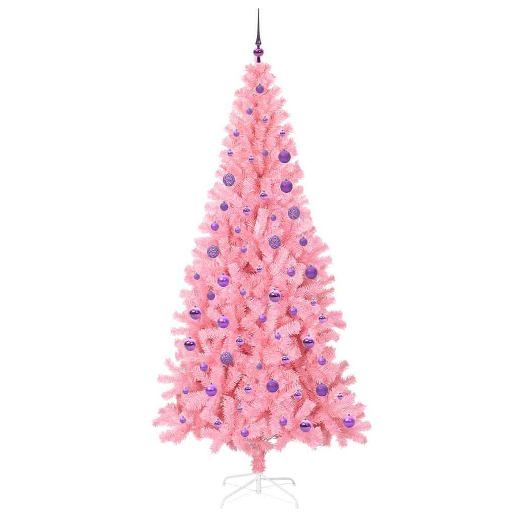 Kerstboom met 300 LED met standaard Roze 180 cm PVC is nu te koop bij PeponiXL, paradijselijk wonen!