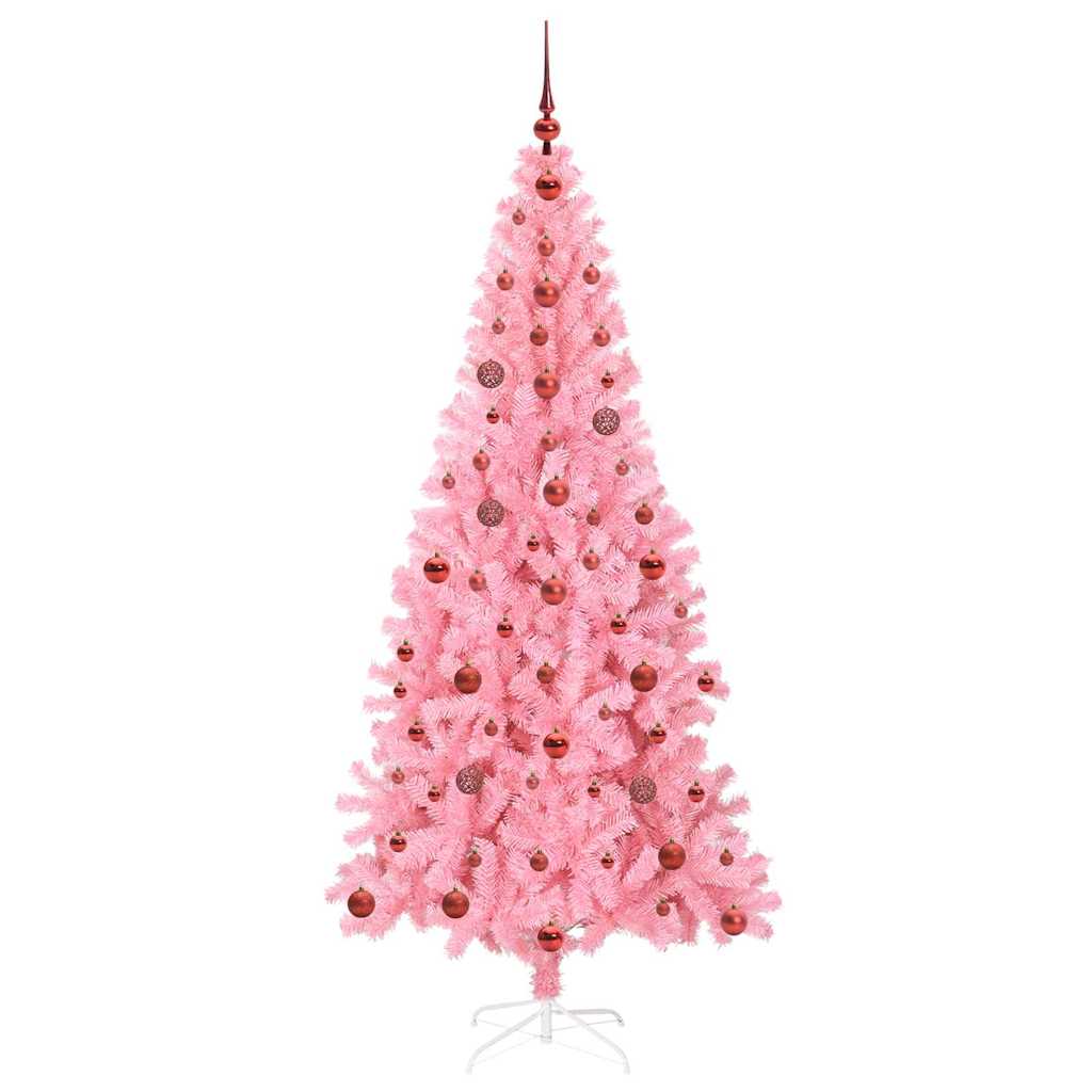 Kerstboom met 300 LED met standaard Roze 210 cm PVC is nu te koop bij PeponiXL, paradijselijk wonen!