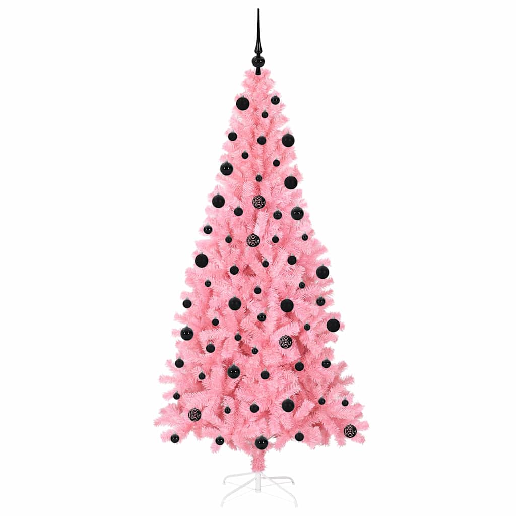 Kerstboom met 300 LED met standaard Roze 210 cm PVC is nu te koop bij PeponiXL, paradijselijk wonen!