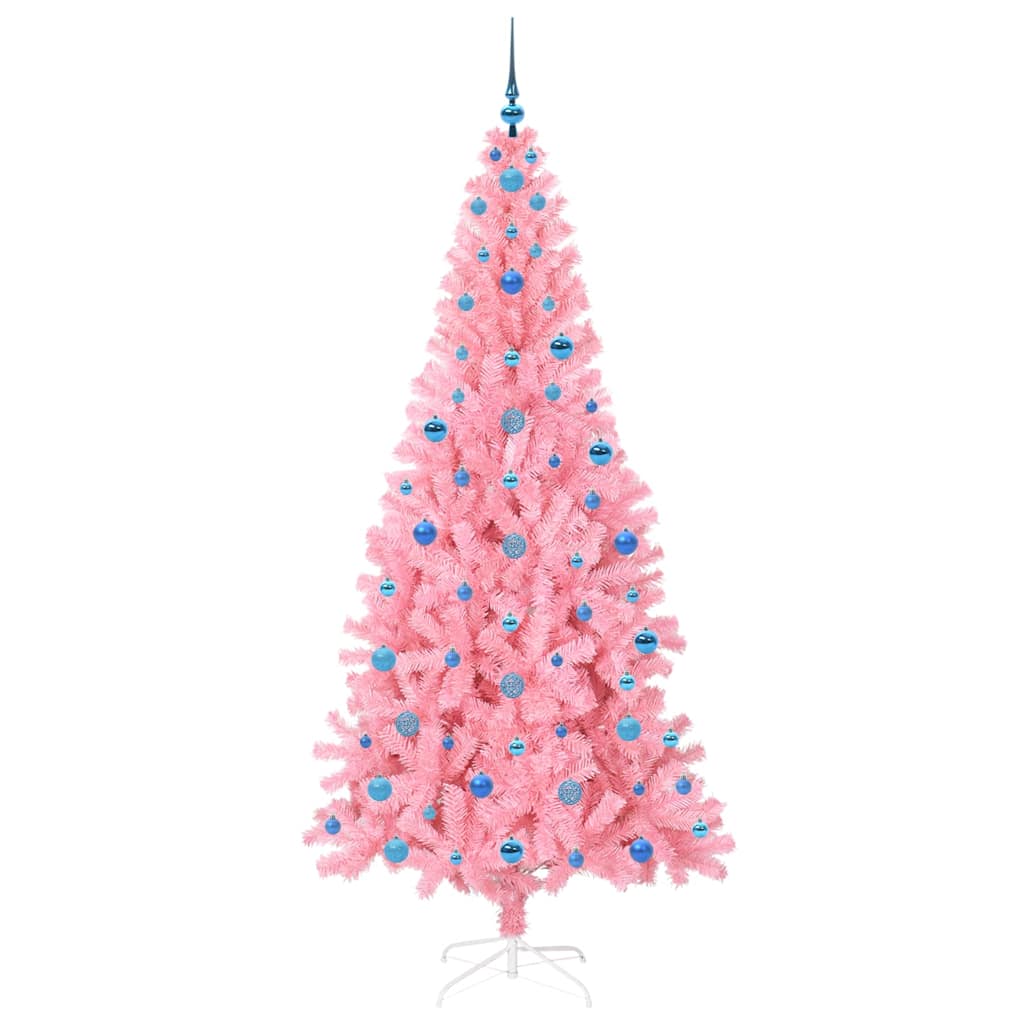 Kerstboom met 300 LED met standaard Roze 210 cm PVC is nu te koop bij PeponiXL, paradijselijk wonen!