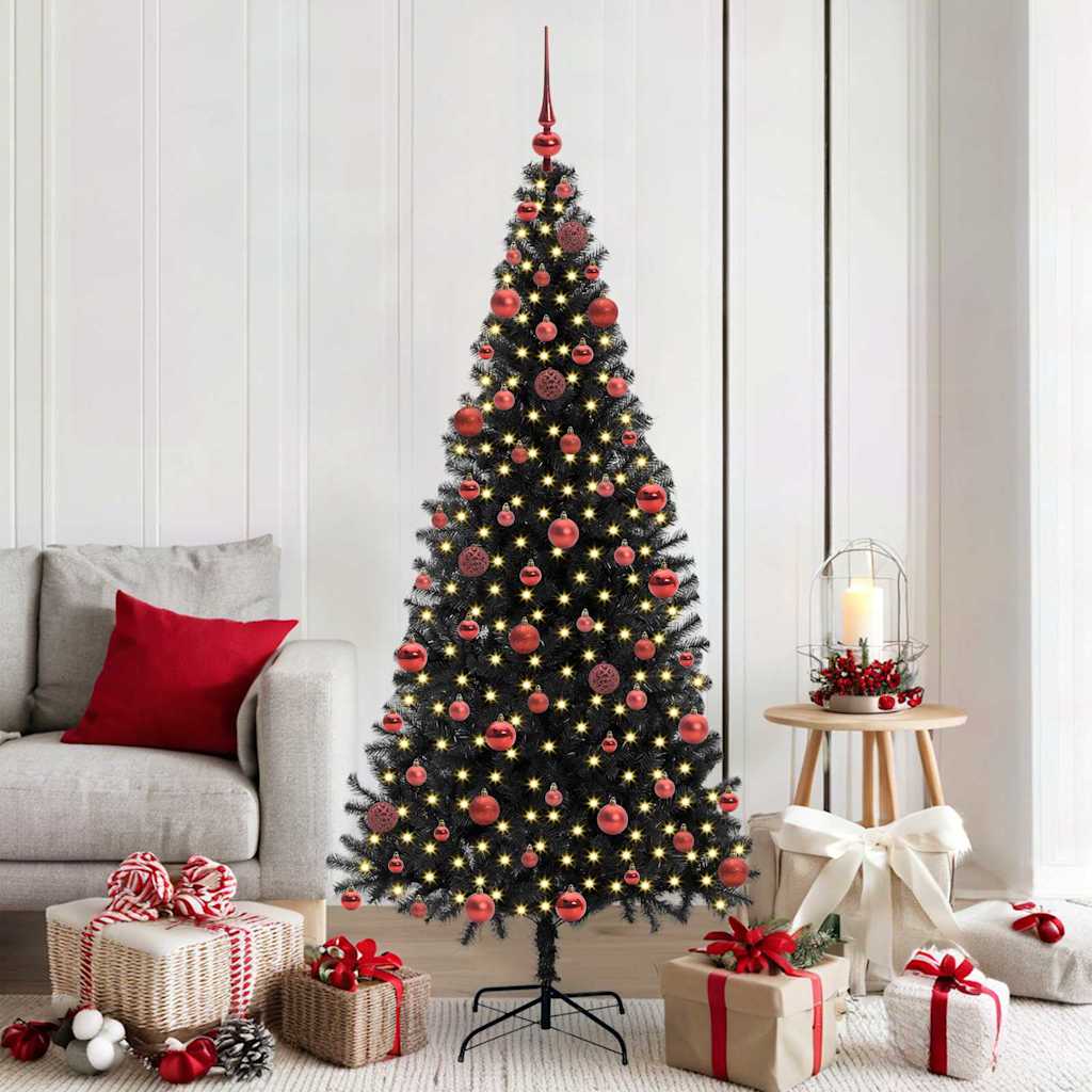 Kerstboom met 300 LED met standaard Zwart 180 cm PVC is nu te koop bij PeponiXL, paradijselijk wonen!