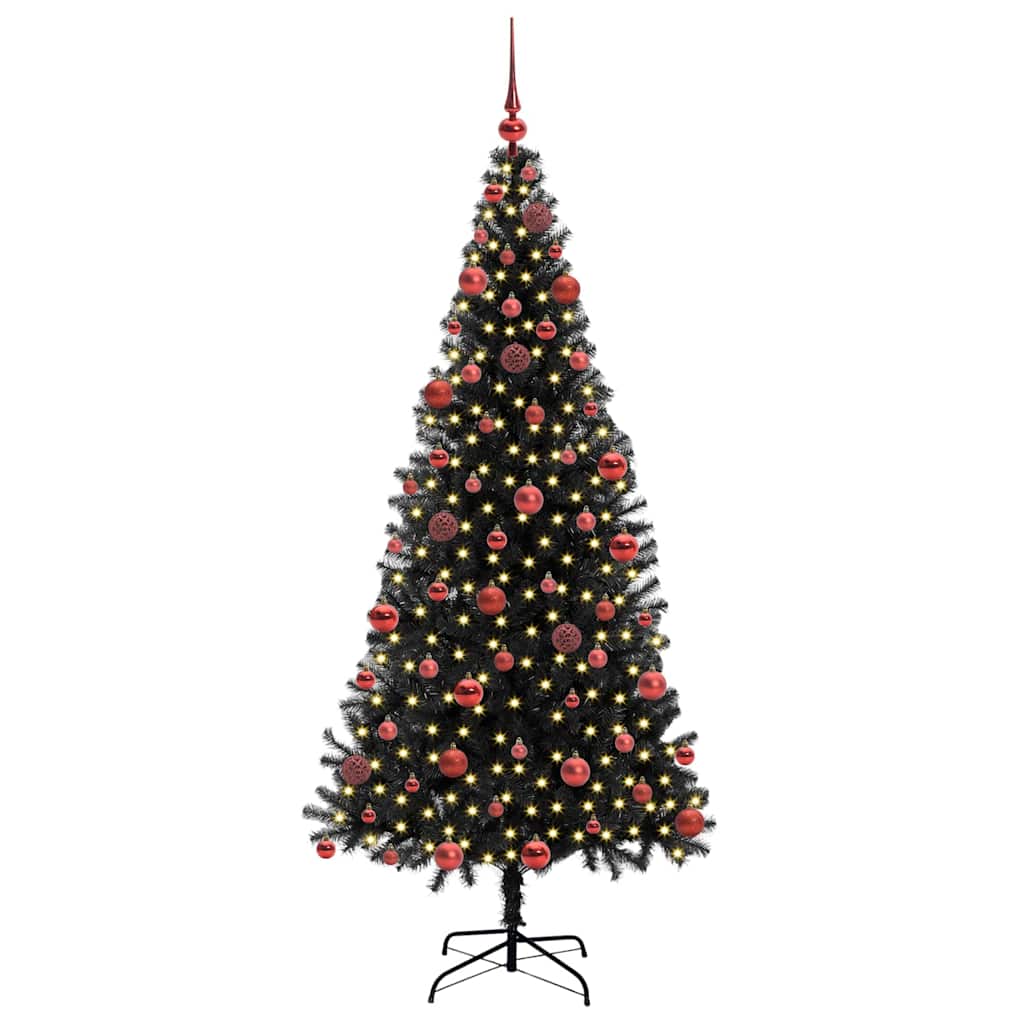 Kerstboom met 300 LED met standaard Zwart 180 cm PVC is nu te koop bij PeponiXL, paradijselijk wonen!